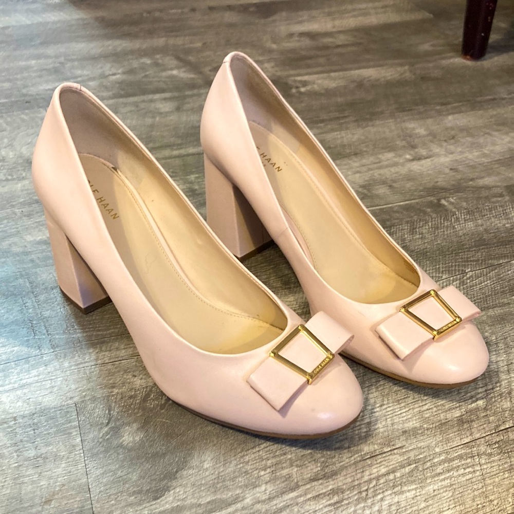 Blush Block Heel